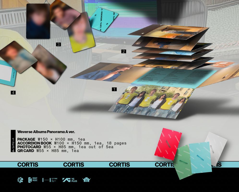 CORTIS - GREENGREEN (WEVERSE ALBUMS VER.) SET + Weverse Gift Nolae