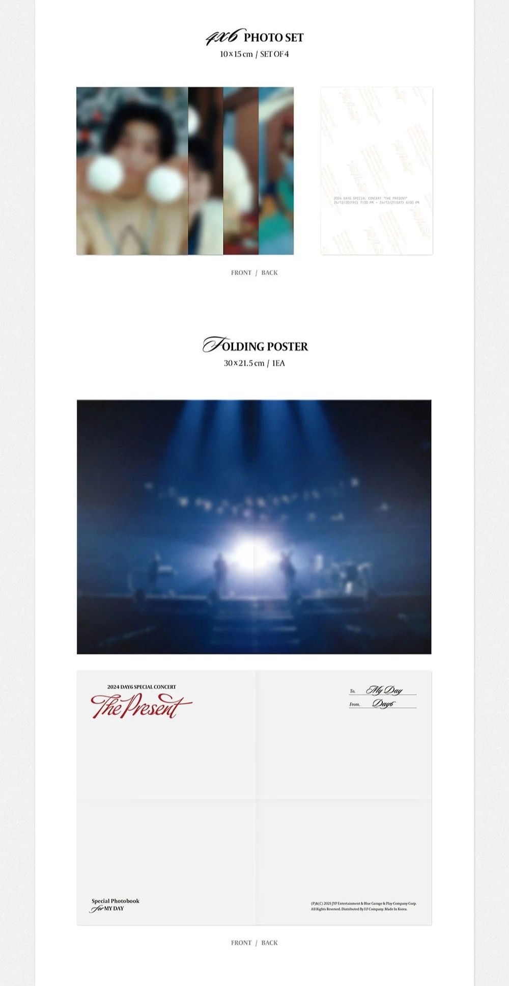 DAY6 - THE PRESENT 2024 DAY6 SPECIAL CONCERT PHOTOBOOK Nolae