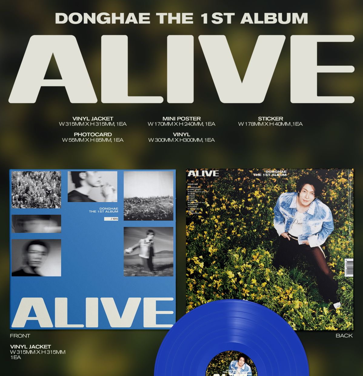 DONGHAE (SUPER JUNIOR) - ALIVE (LP VER.) Nolae
