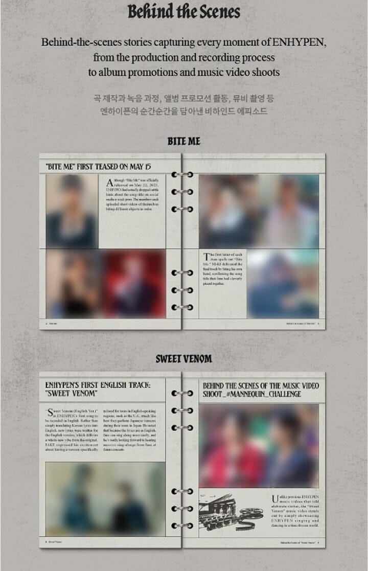 ENHYPEN - LYRICS GUIDE BINDER BOOK Nolae