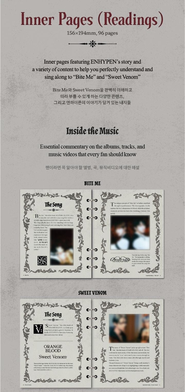 ENHYPEN - LYRICS GUIDE BINDER BOOK Nolae
