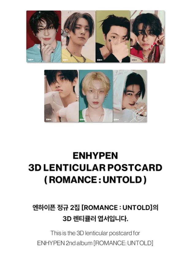 ENHYPEN - ROMANCE : UNTOLD OFFICIAL MD Nolae