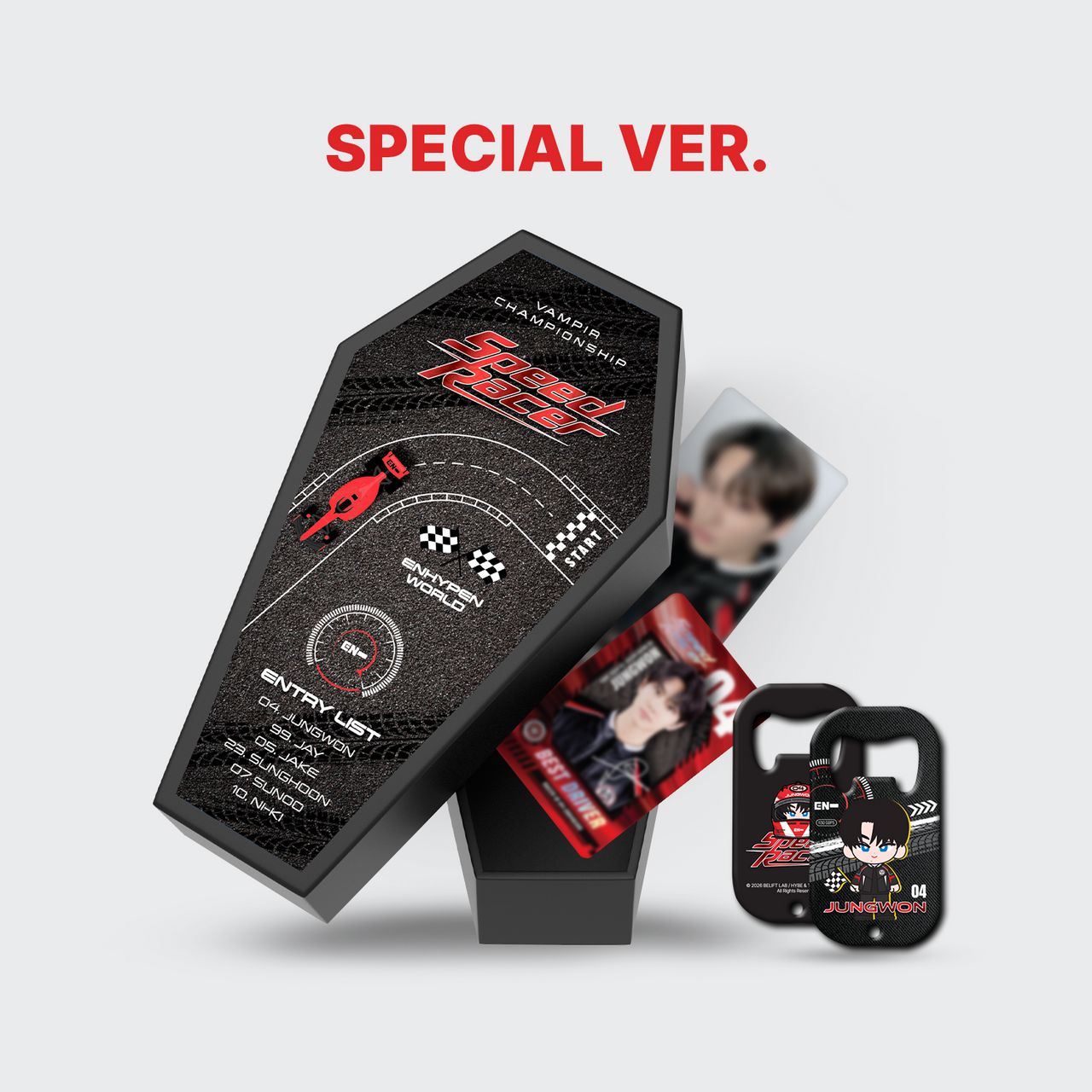 ENHYPEN - WORLD COUPON CARD COLLECTION (SPEED RACER VER.) Nolae
