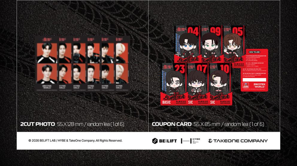 ENHYPEN - WORLD COUPON CARD COLLECTION (SPEED RACER VER.) Nolae