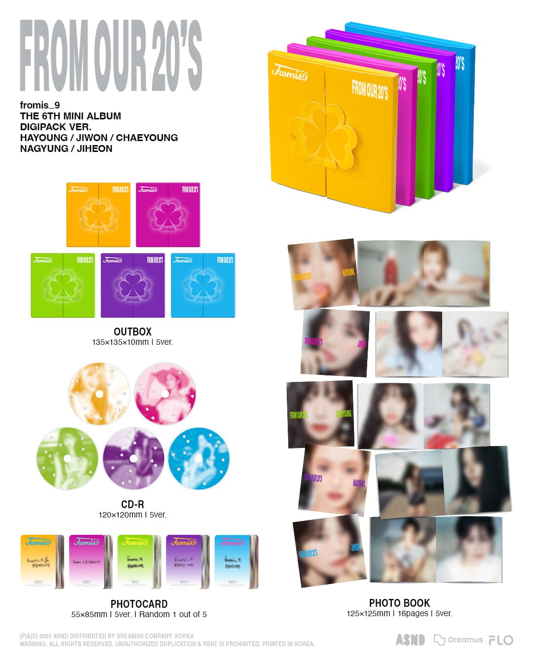 FROMIS_9 - FROM OUR 20'S (DIGIPACK VER.) Nolae