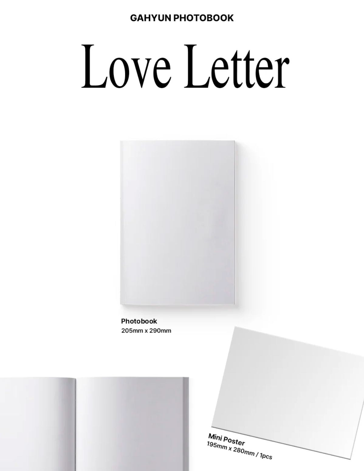 GAHYUN (DREAMCATCHER) - PHOTOBOOK (LOVE LETTER) Nolae