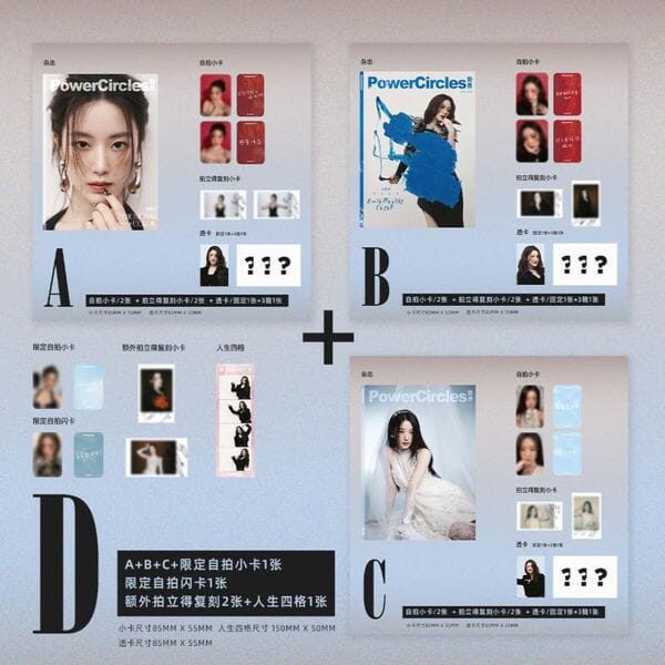 (G)I-DLE : SHUHUA - POWERCIRCLES APRIL COVER Nolae