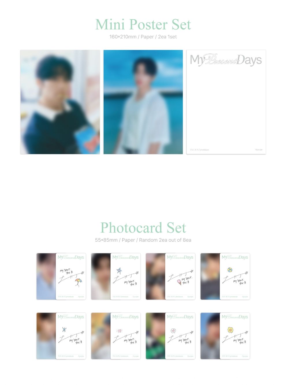 HYUNJAE (THE BOYZ) - MY PRESENT DAYS (MY DEAR DAYS THE BOYZ PHOTOBOOK) Nolae