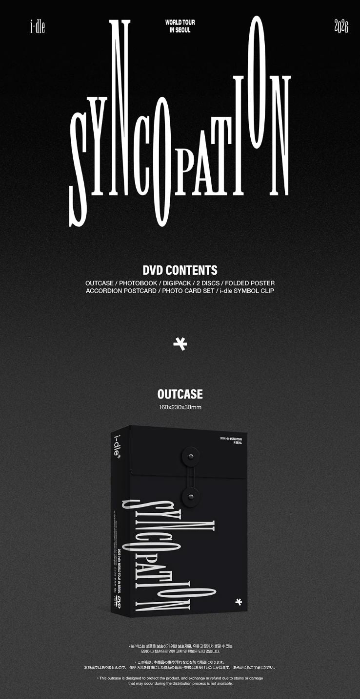 I-DLE - 2026 WORLD TOUR 'SYNCOPATION' (DVD & BLU-RAY) Nolae