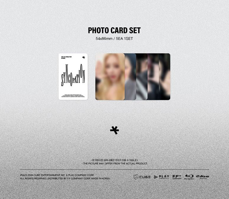 I-DLE - 2026 WORLD TOUR 'SYNCOPATION' (DVD & BLU-RAY) Nolae