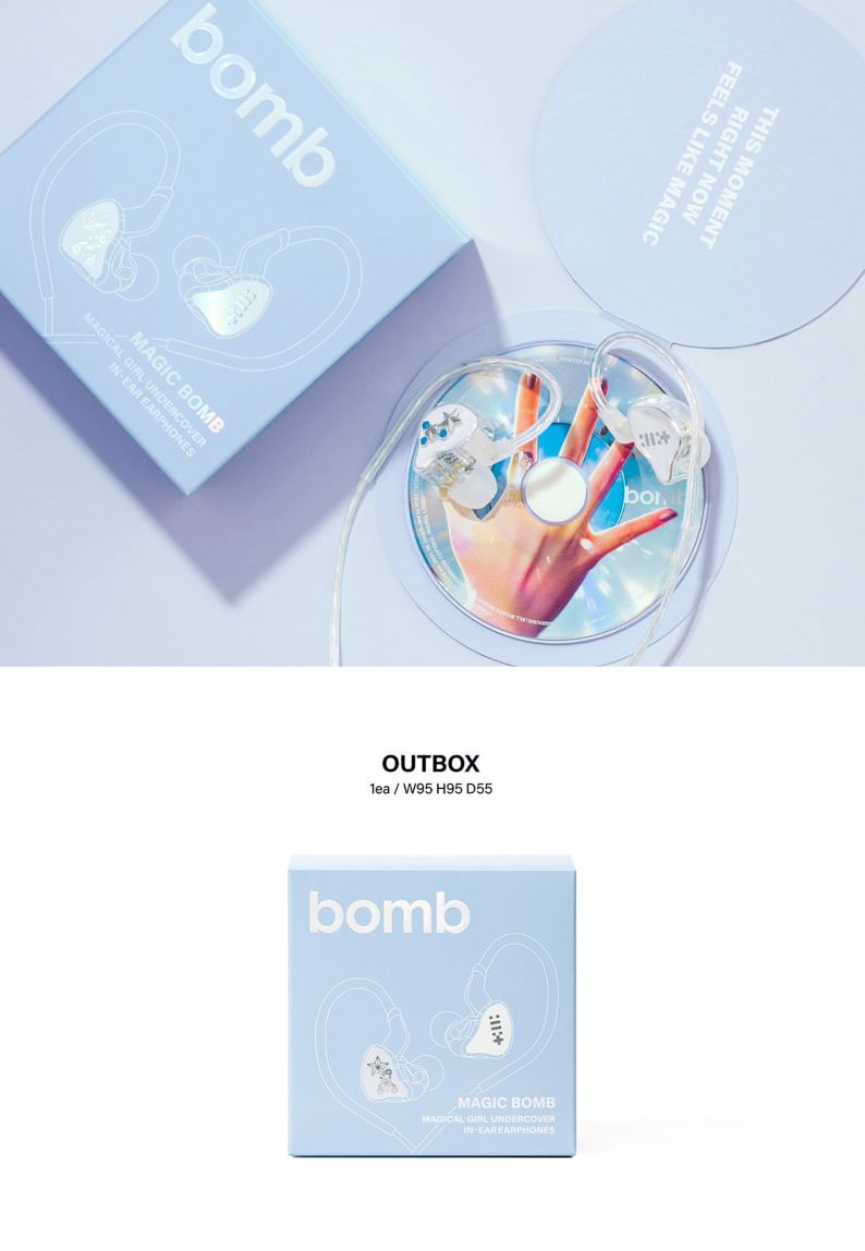 ILLIT bomb merch ver イヤホンのみ Amazon.com: ILLIT - 3rd Mini Album [bomb] (Merch ver.) Outbox + In