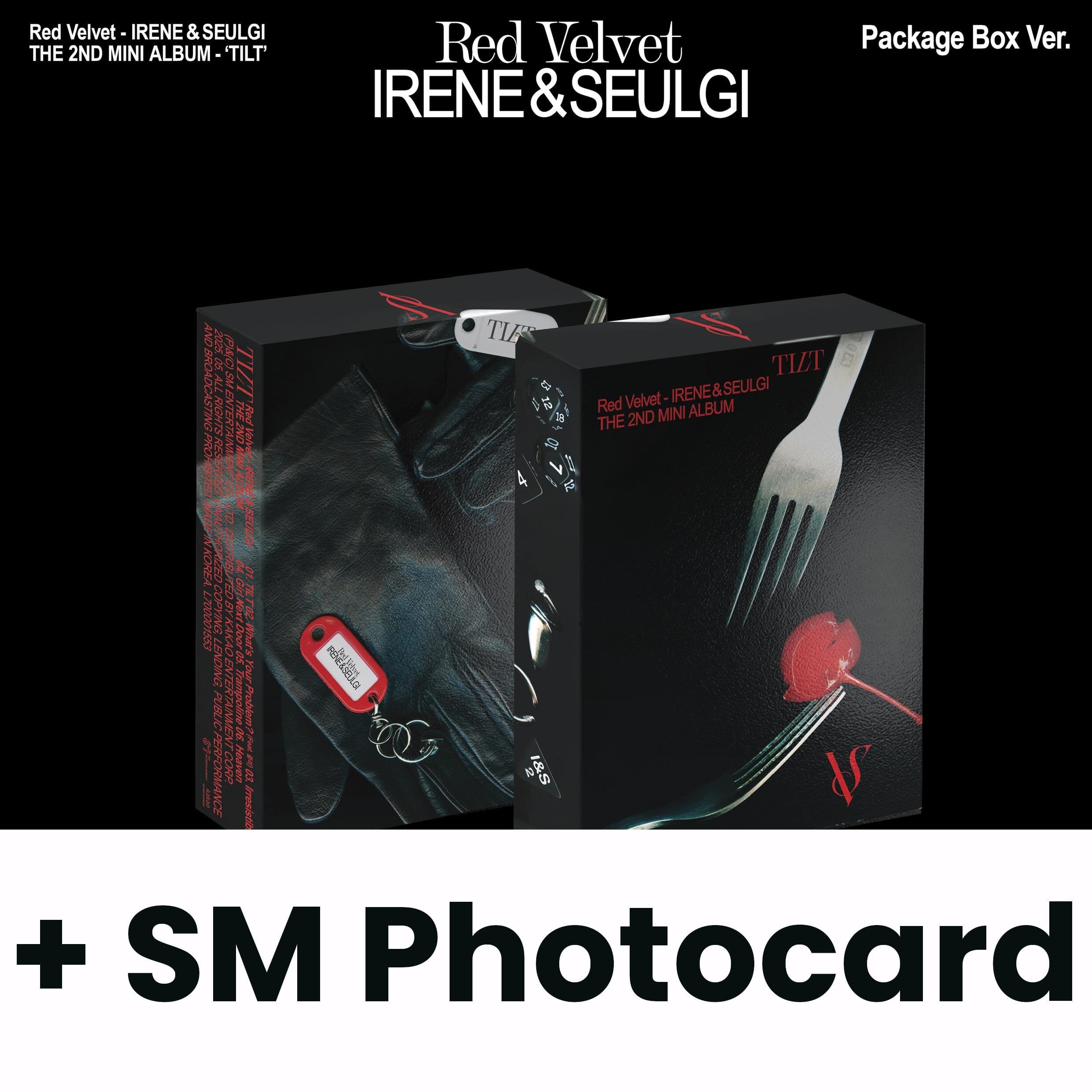 IRENE & SEULGI (RED VELVET) - TILT (PACKAGE BOX VER.) + SM Photocard Nolae