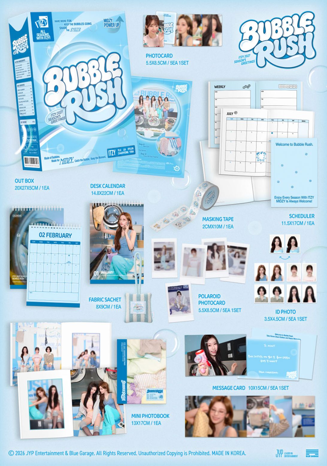 ITZY - 2027 SEASON'S GREETINGS (BUBBLERUSH) Nolae