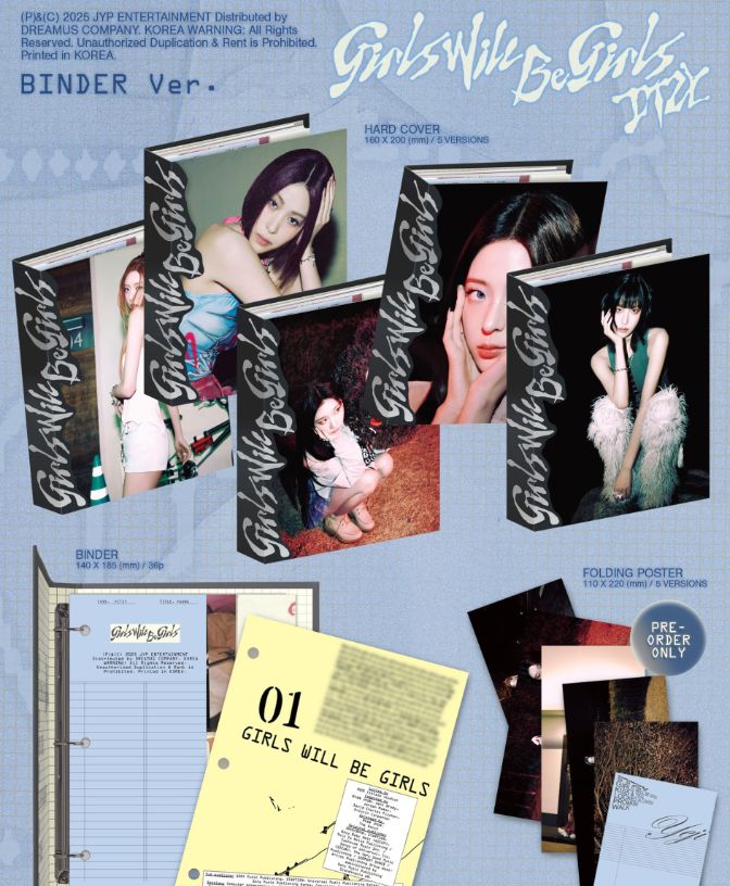 ITZY - GIRLS WILL BE GIRLS (BINDER VER.) Nolae