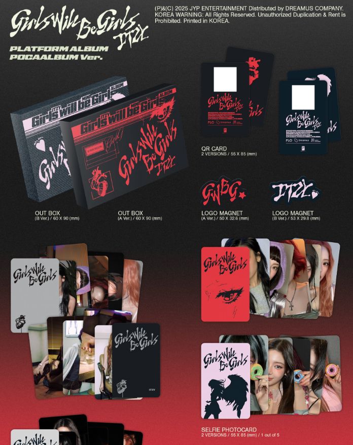 ITZY - GIRLS WILL BE GIRLS (PLATFORM ALBUM POCA ALBUM) Nolae