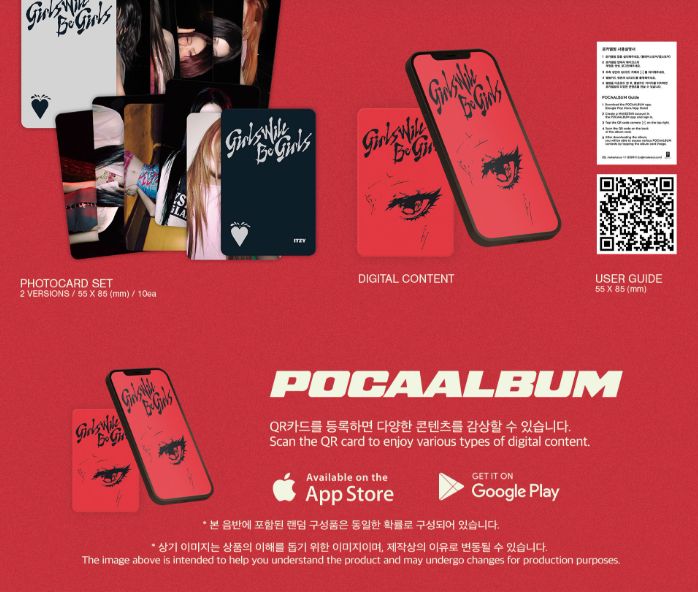 ITZY - GIRLS WILL BE GIRLS (PLATFORM ALBUM POCA ALBUM) + Soundwave Gift Nolae