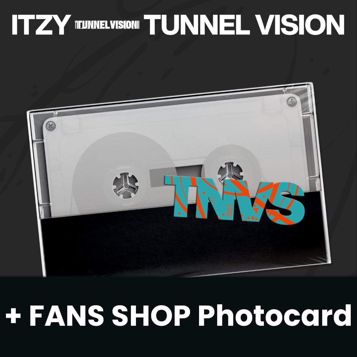 ITZY - TUNNEL VISION (CASSETTE TAPE VER.) + FANS SHOP Photocard Nolae