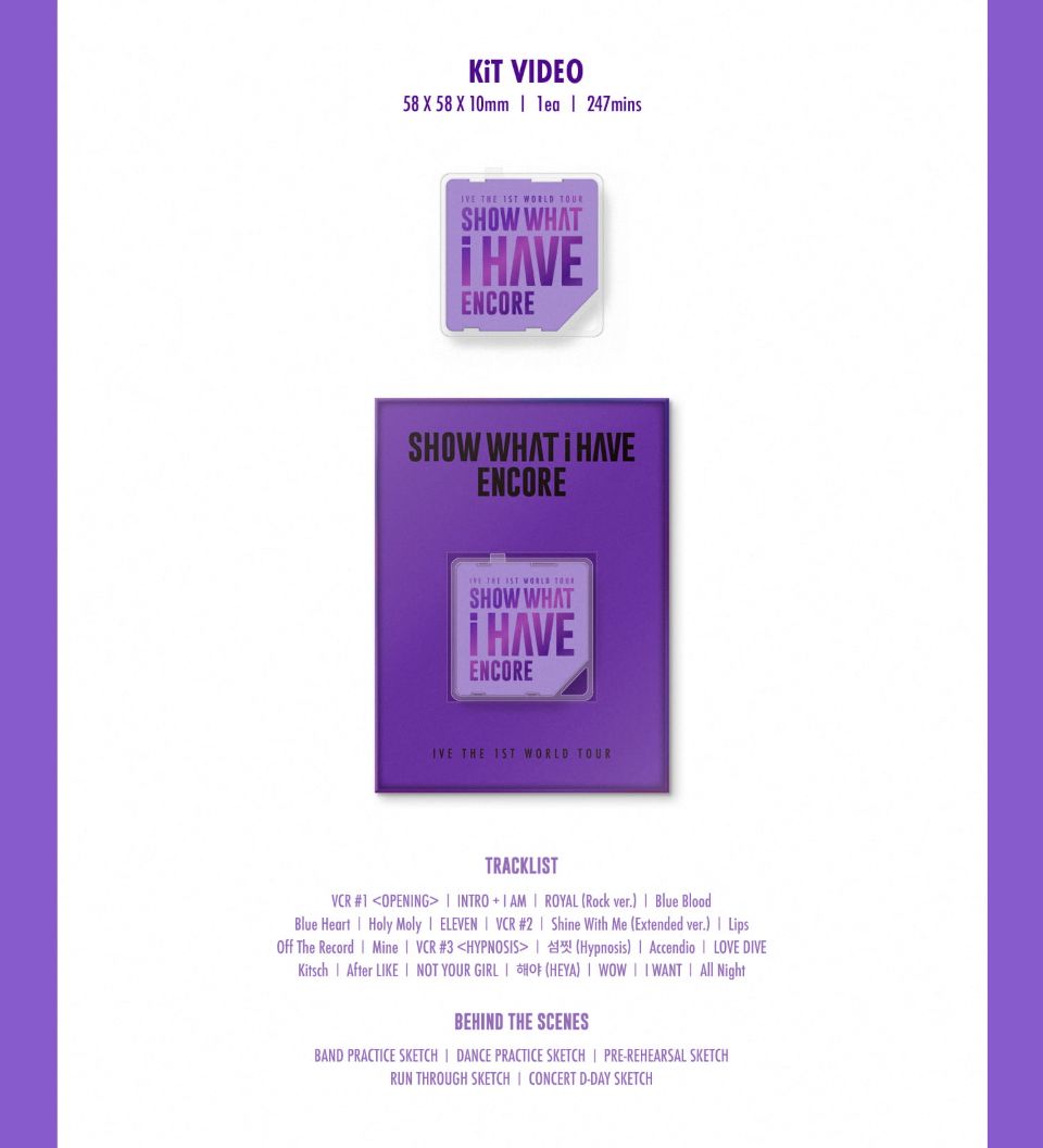 IVE - THE 1ST WORLD TOUR 'SHOW WHAT I HAVE' ENCORE (BLU-RAY/ KIT) Nolae
