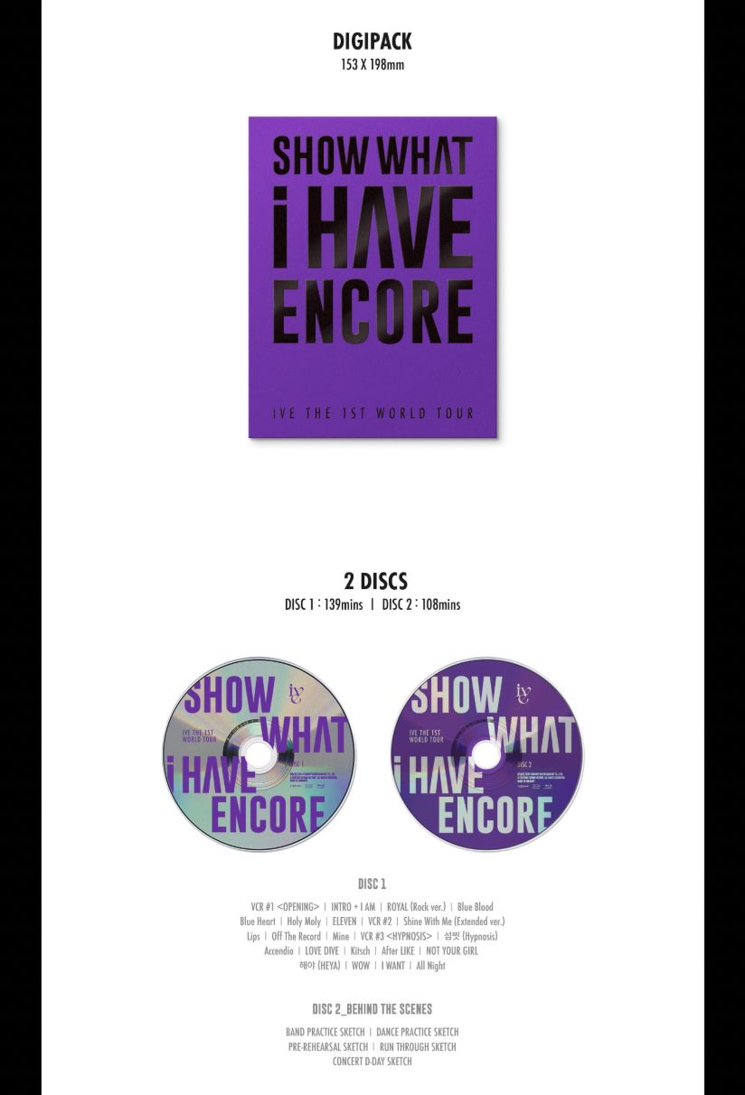 IVE - THE 1ST WORLD TOUR 'SHOW WHAT I HAVE' ENCORE (BLU-RAY/ KIT) Nolae