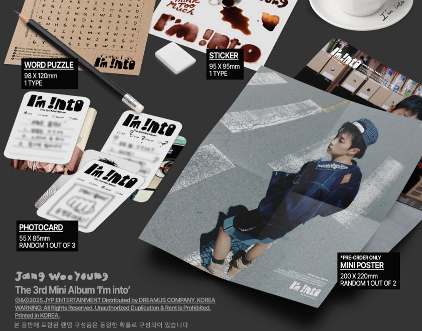JANG WOOYOUNG (2PM) - I'M INTO (DRIP BAG VER.) Nolae