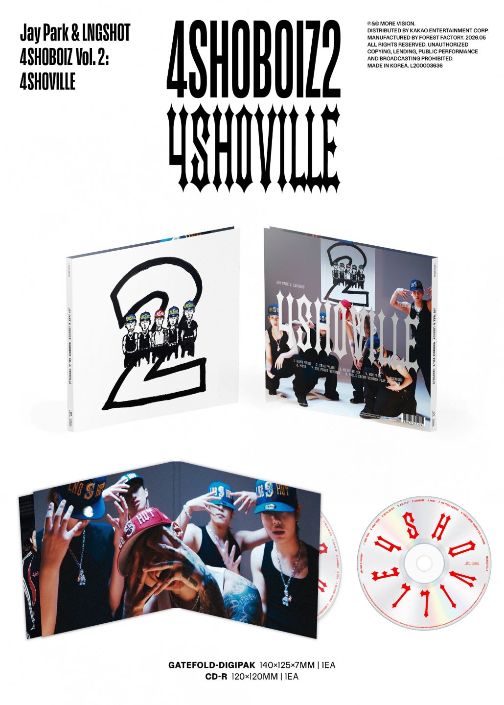 JAY PARK & LNGSHOT - 4SHOBOIZ VOL. 2: 4SHOVILLE Nolae