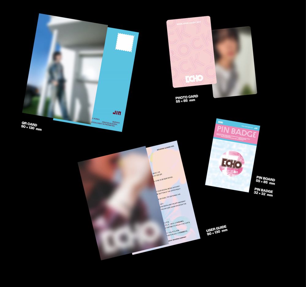 JIN (BTS) - ECHO (WEVERSE ALBUMS VER.) + Weverse Gift Nolae