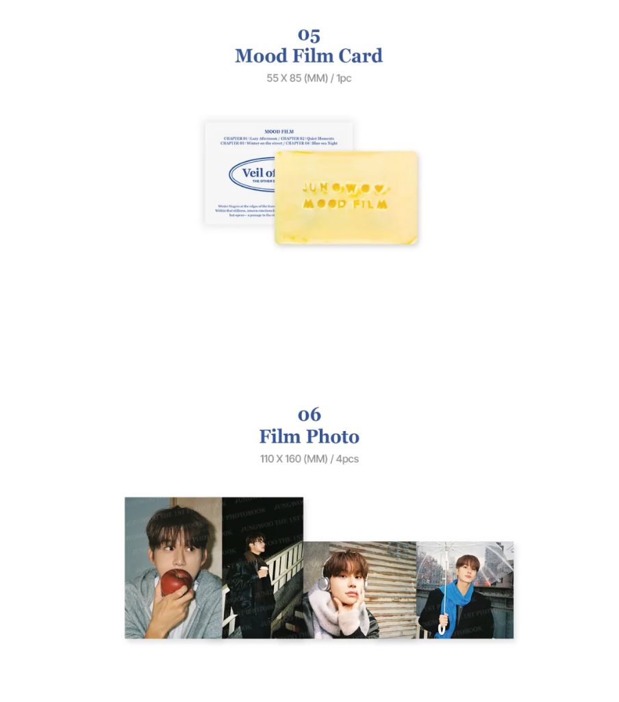 JUNGWOO (NCT) - VEIL OF FRAME (PHOTOBOOK) Nolae