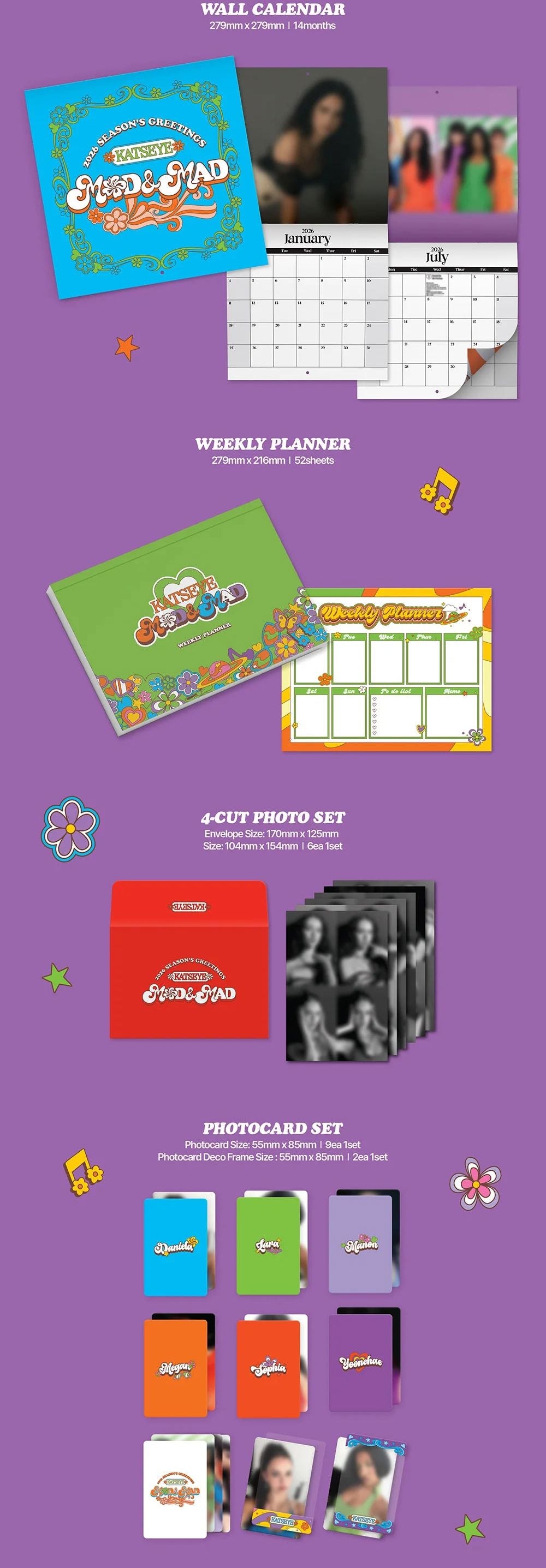 KATSEYE - 2026 SEASON'S GREETINGS Nolae