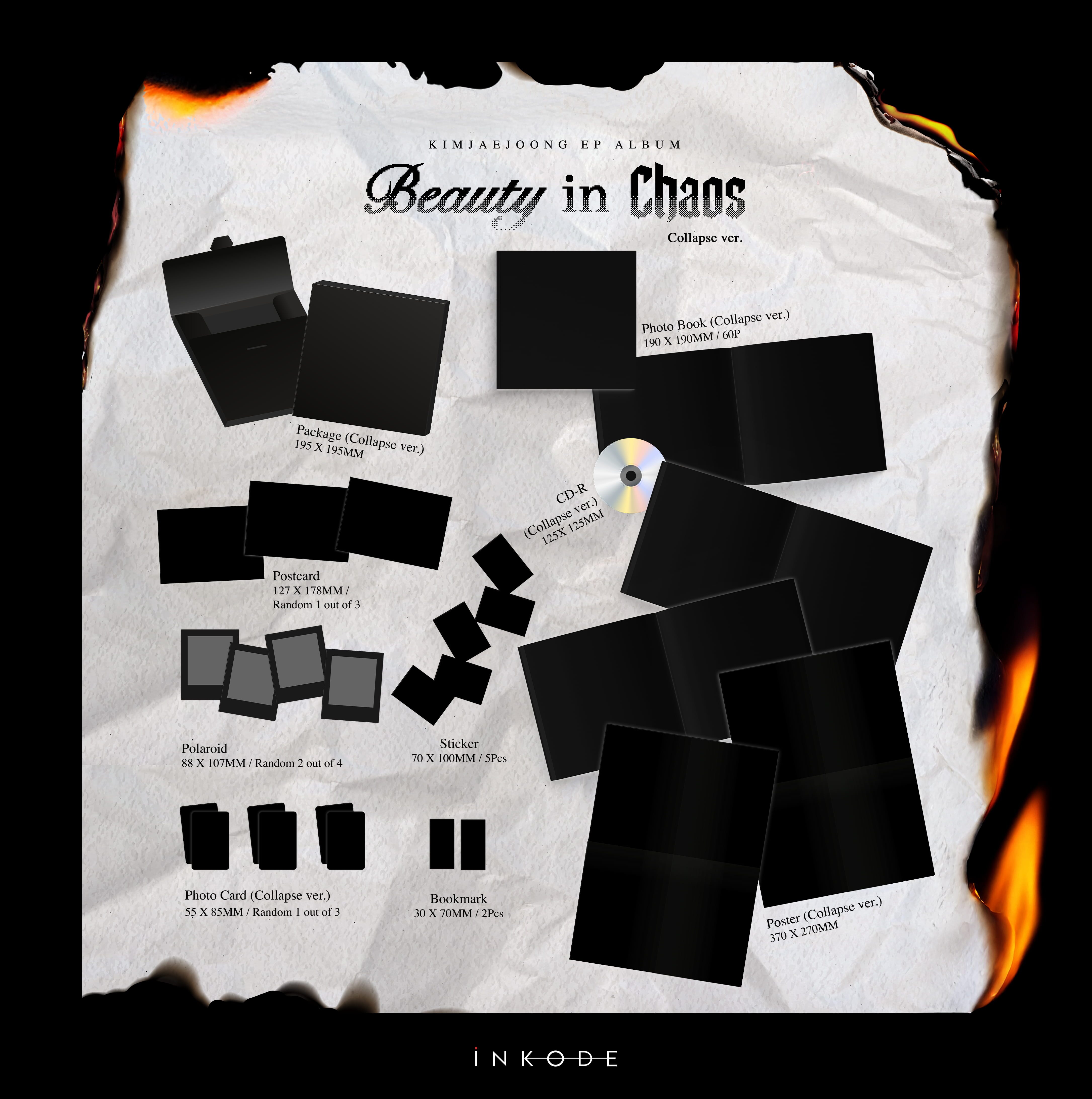 KIM JAE JOONG (JX) - BEAUTY IN CHAOS (PHOTOBOOK ALBUM) Nolae
