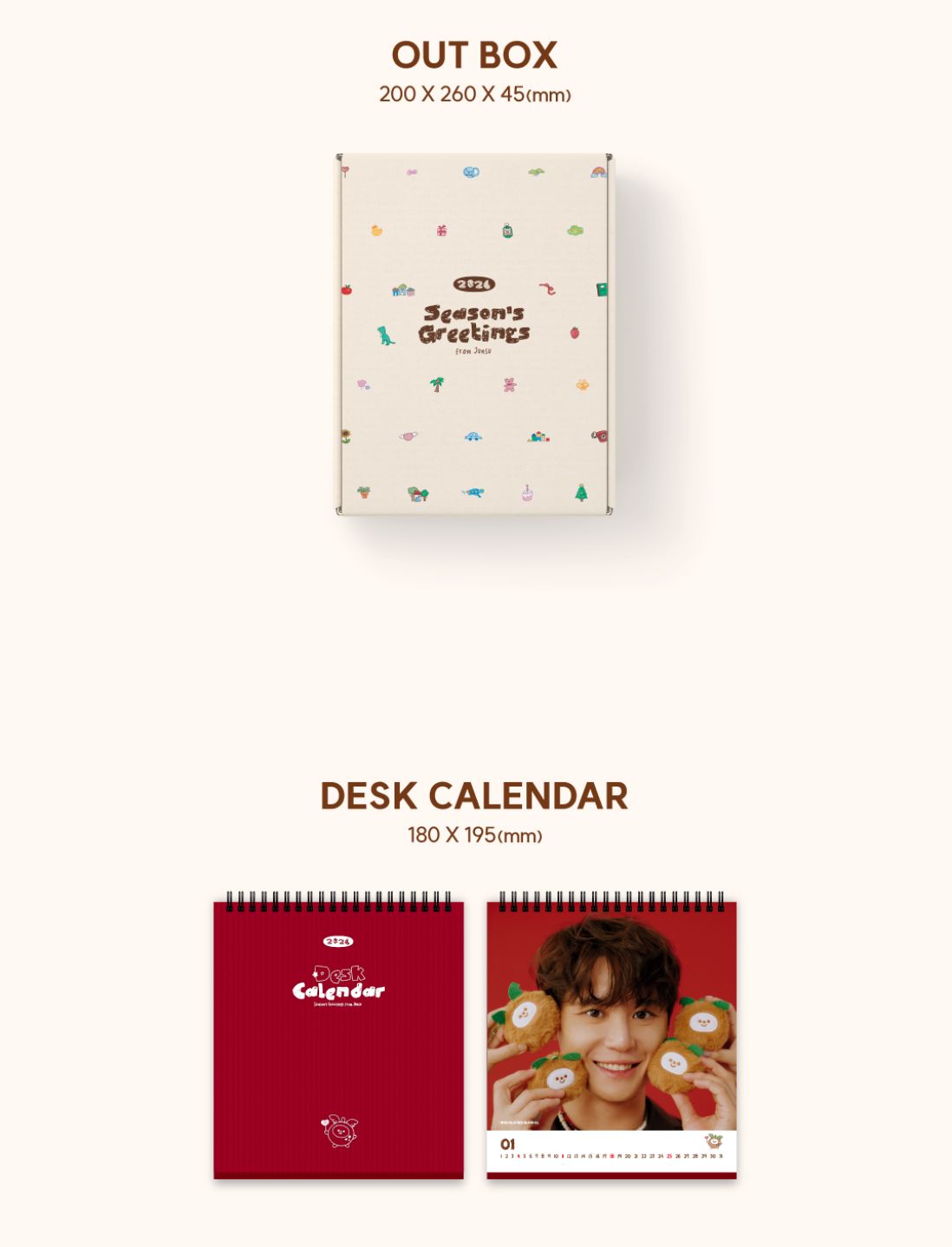 KIM JUNSU (JX) - 2026 SEASON'S GREETINGS (FROM JUNSU) Nolae