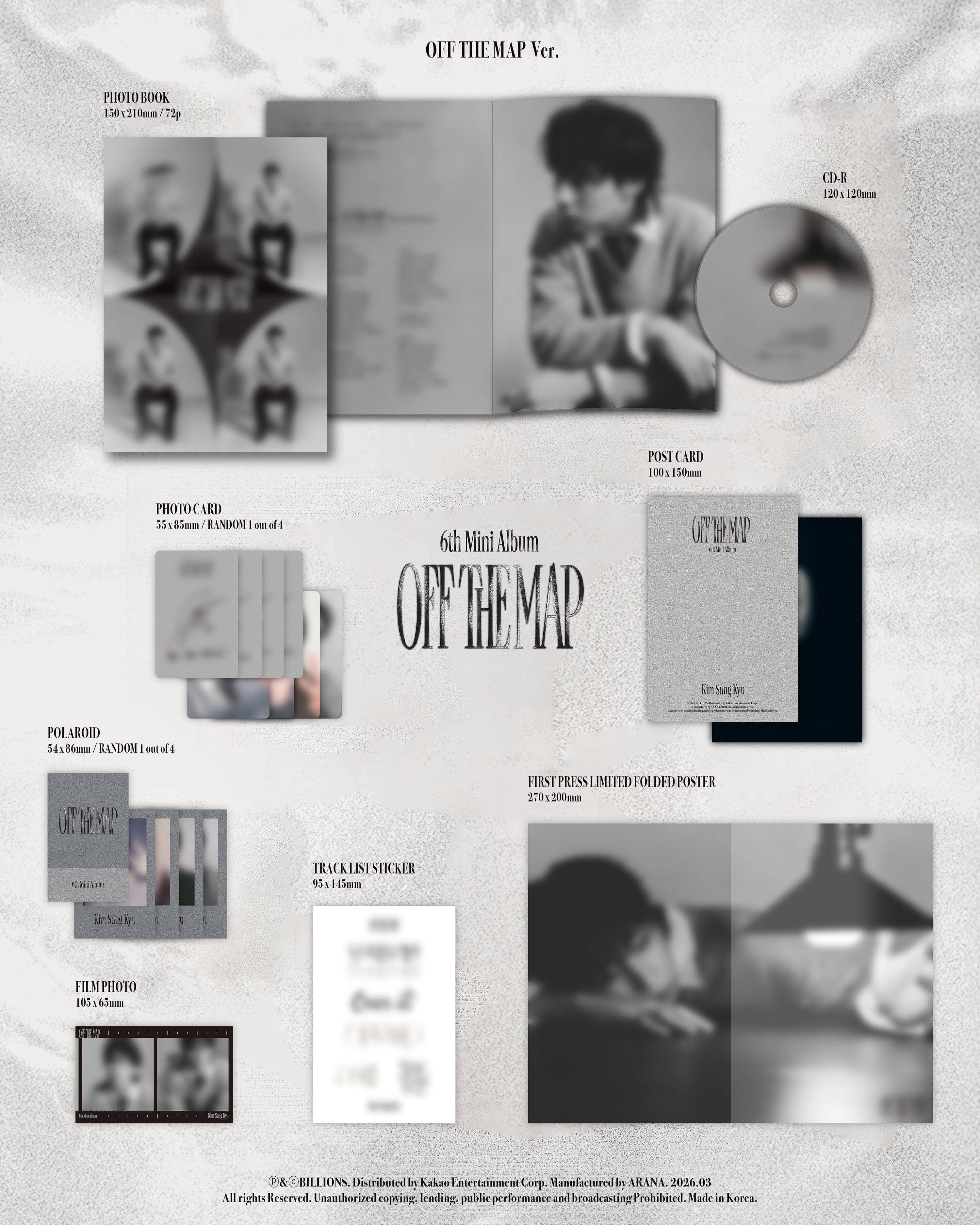 KIM SUNG KYU (INFINITE) - OFF THE MAP Nolae
