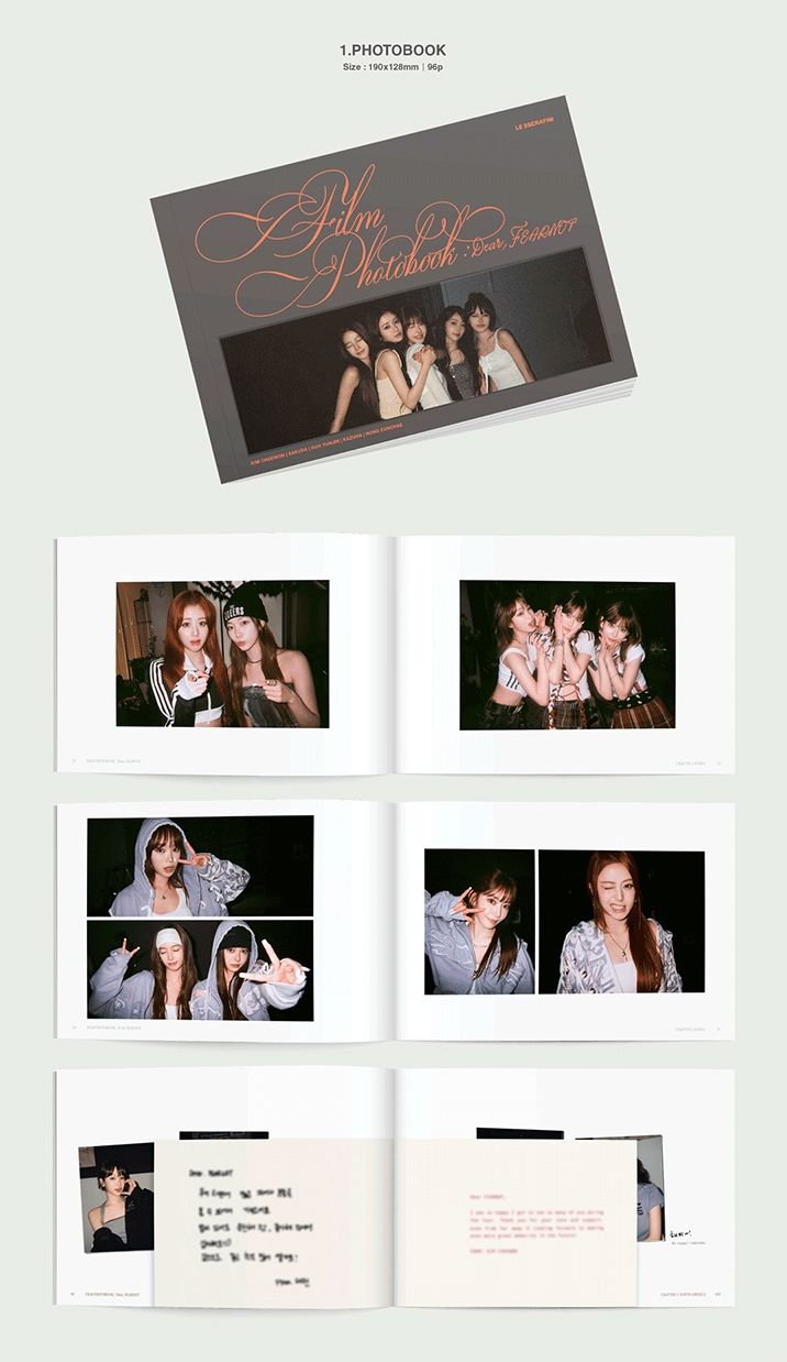 LE SSERAFIM - FILM PHOTOBOOK : DEAR, FEARNOT Nolae