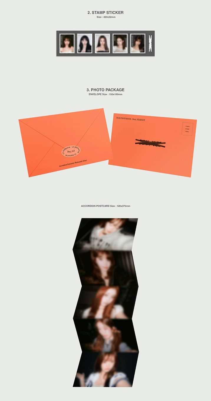 LE SSERAFIM - FILM PHOTOBOOK : DEAR, FEARNOT Nolae