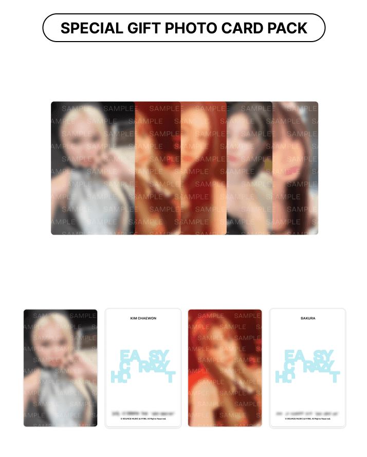 LE SSERAFIM - MINI PHOTO CARD (2025 LE SSERAFIM TOUR 'EASY CRAZY HOT' MD) Nolae
