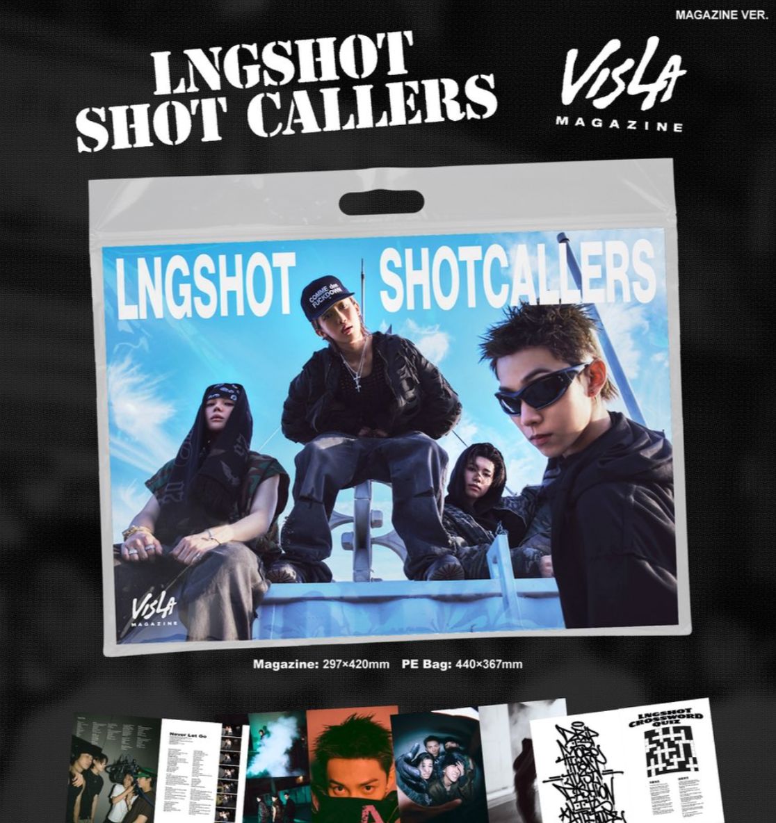LNGSHOT SHOT CALLERS Magazine ver. 新品未開封 LNGSHOT - SHOT CALLERS (MAGAZINE VER.)