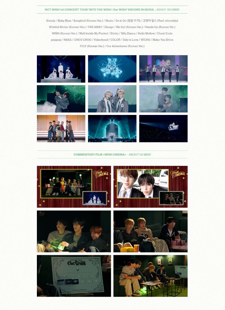 NCT WISH - 1ST CONCERT TOUR 'INTO THE WISH : OUR WISH' (BLU-RAY & DIGITAL CODE) Nolae
