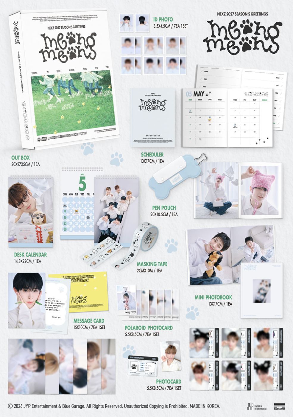NEXZ - 2027 SEASON'S GREETINGS (MEONG MEONG) Nolae