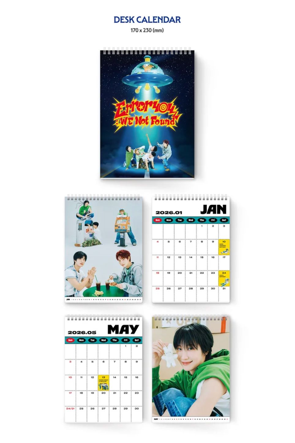 ONEWE - 2026 SEASON'S GREETINGS (ERROR 404 : WE NOT FOUND) + Bizent Gift Nolae