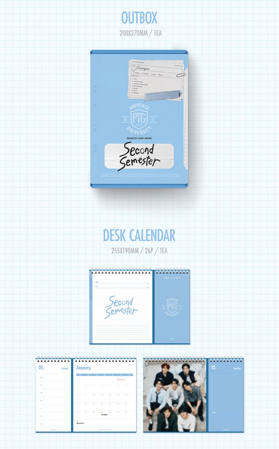 PENTAGON - 2027 SEASON’S GREETINGS (SECOND SEMESTER) Nolae