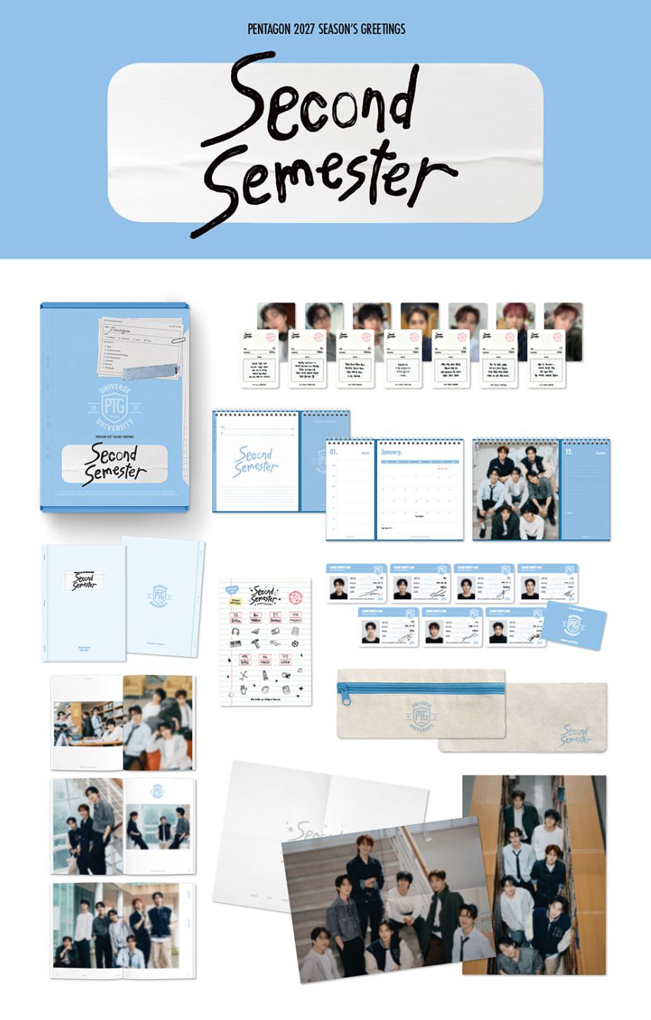 PENTAGON - 2027 SEASON’S GREETINGS (SECOND SEMESTER) Nolae