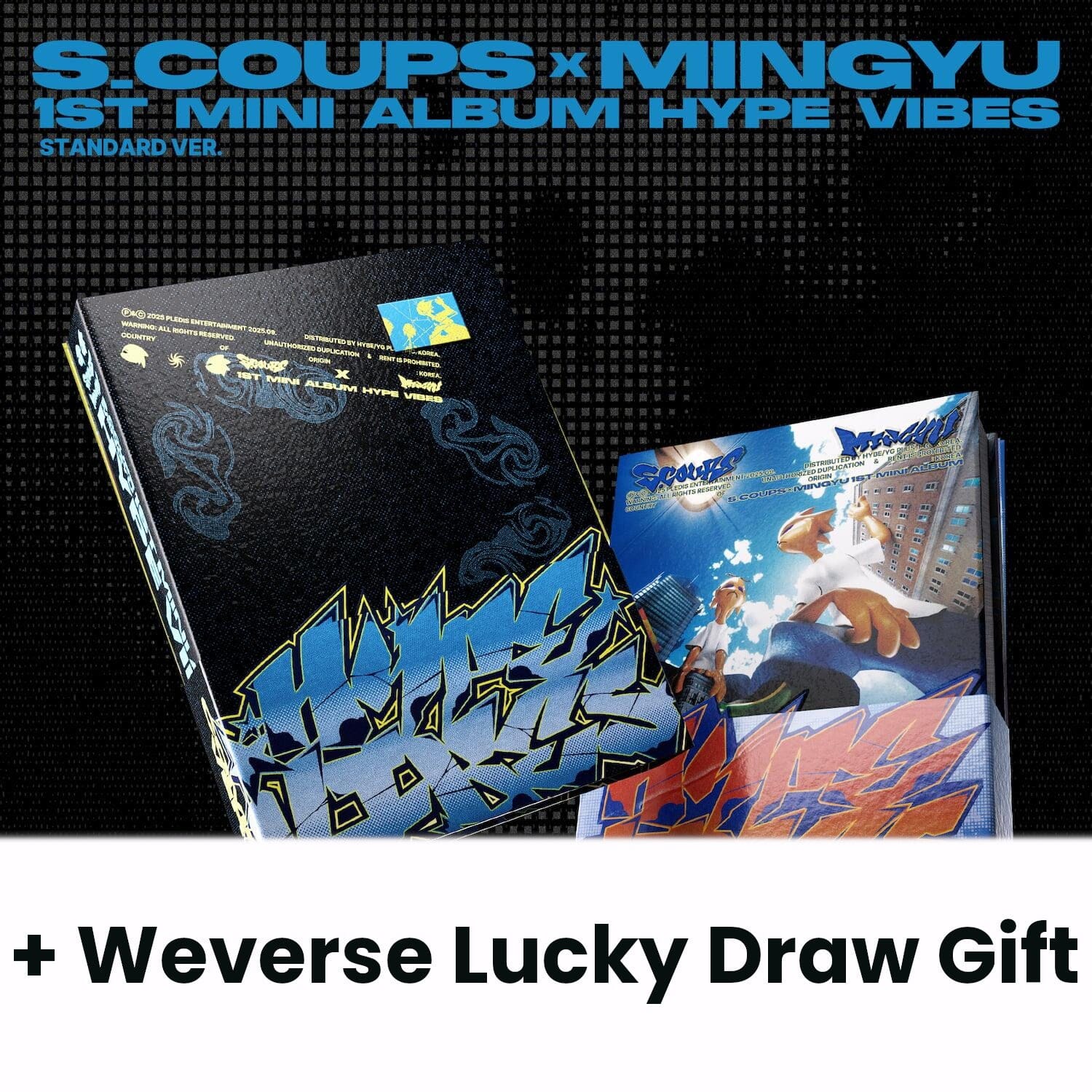 S.COUPS X MINGYU (SEVENTEEN) - HYPE VIBES (STANDARD VER.) + Weverse Lucky Draw Gift Nolae