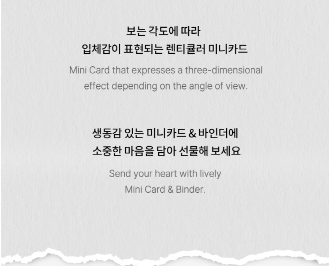SEVENTEEN - 3D LENTICULAR MINI CARD & BINDER ('17 RIGHT HERE' MD) Nolae