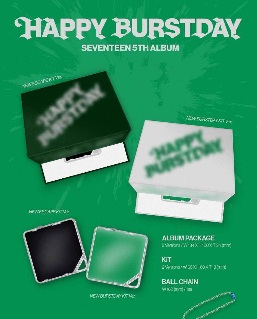 SEVENTEEN - HAPPY BURSTDAY (KIT VER.) Nolae