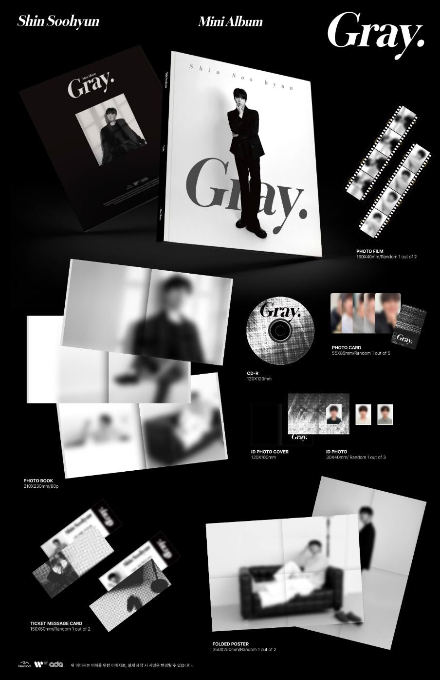 SHIN SOOHYUN (U-KISS) - GRAY. Nolae