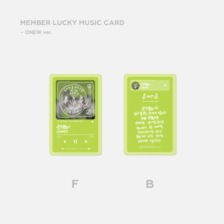 SHINEE - LUCKY CARD (17TH ANNIVERSARY OFFICIAL MD) Nolae