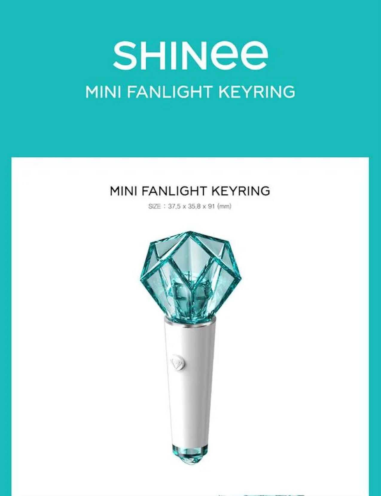 SM ARTISTS - OFFICIAL MINI FANLIGHT KEY RING Nolae