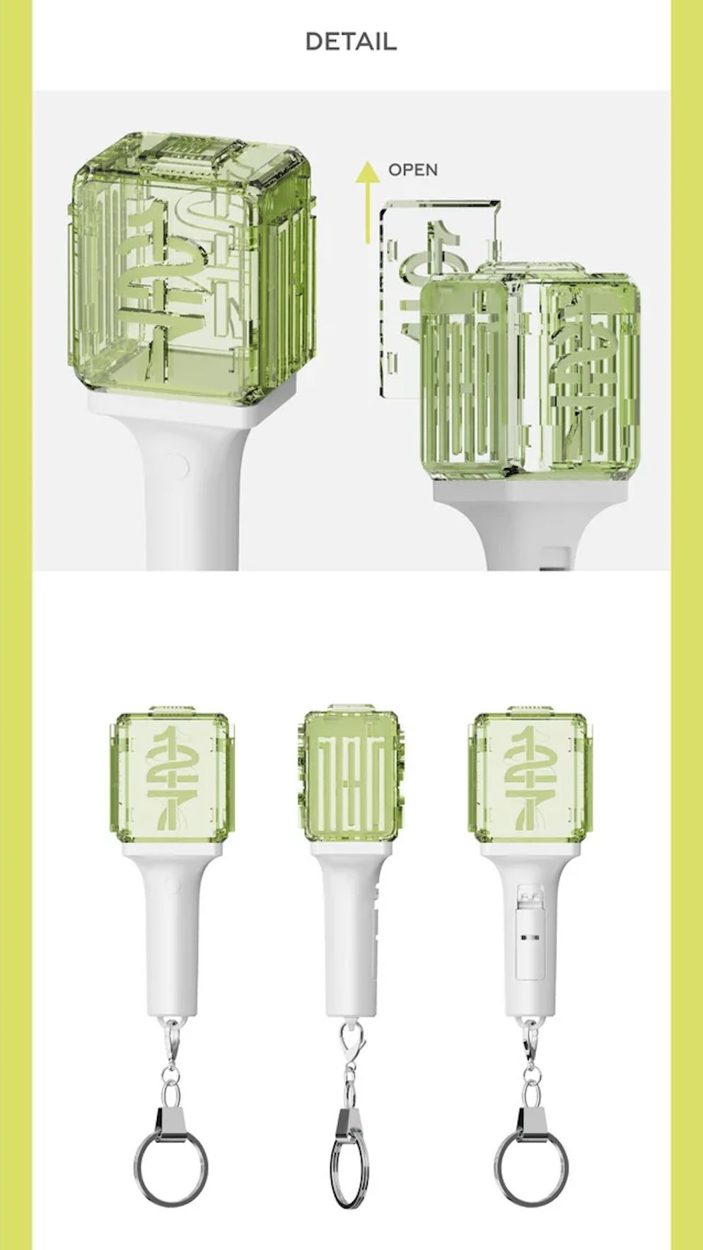 SM ARTISTS - OFFICIAL MINI FANLIGHT KEY RING Nolae