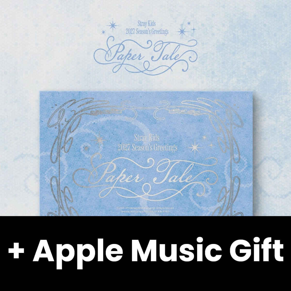 STRAY KIDS - 2027 SEASON'S GREETINGS (PAPER TALE) + Apple Music Gift Nolae