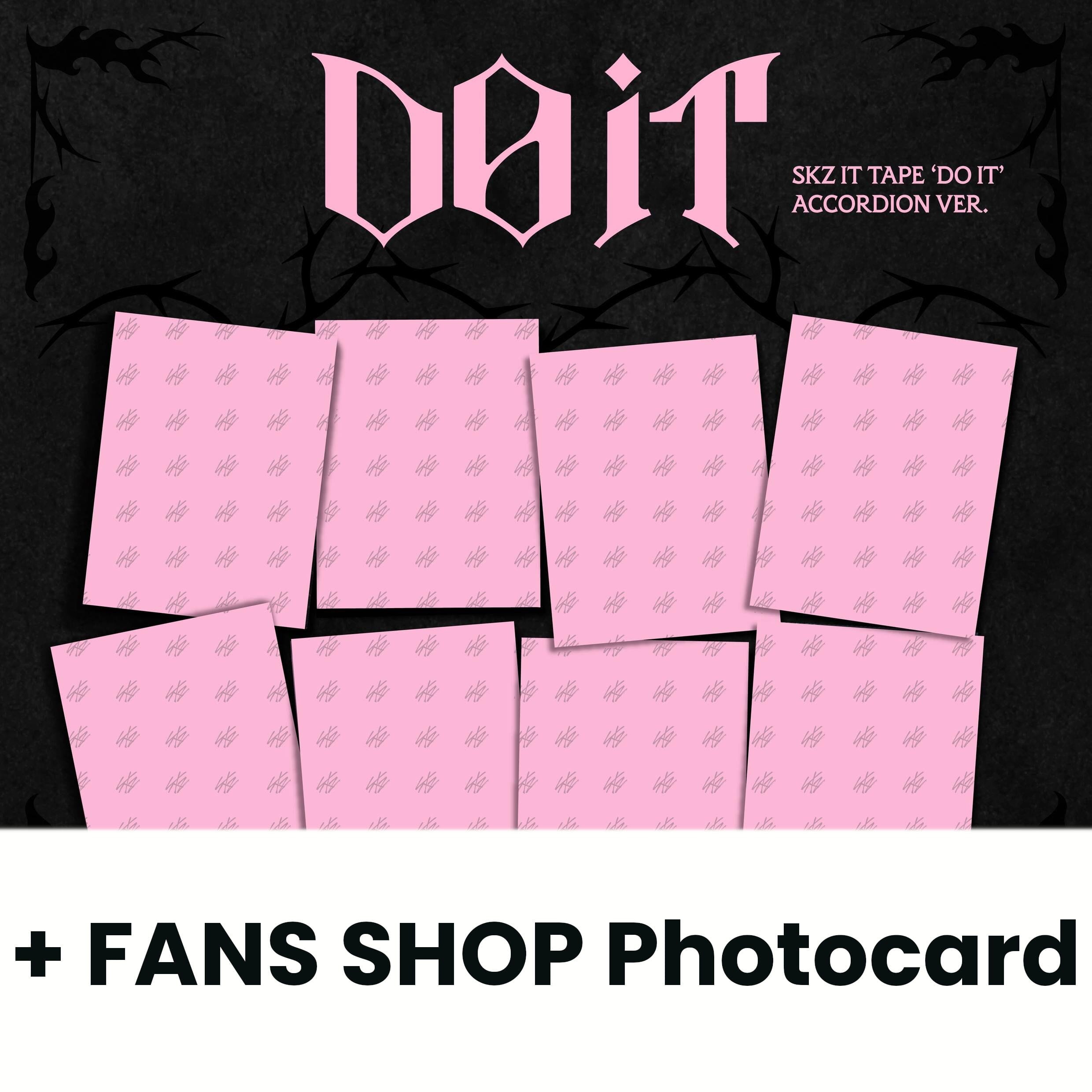 STRAY KIDS - DO IT (ACCORDION VER.) + FANS SHOP Photocard Nolae