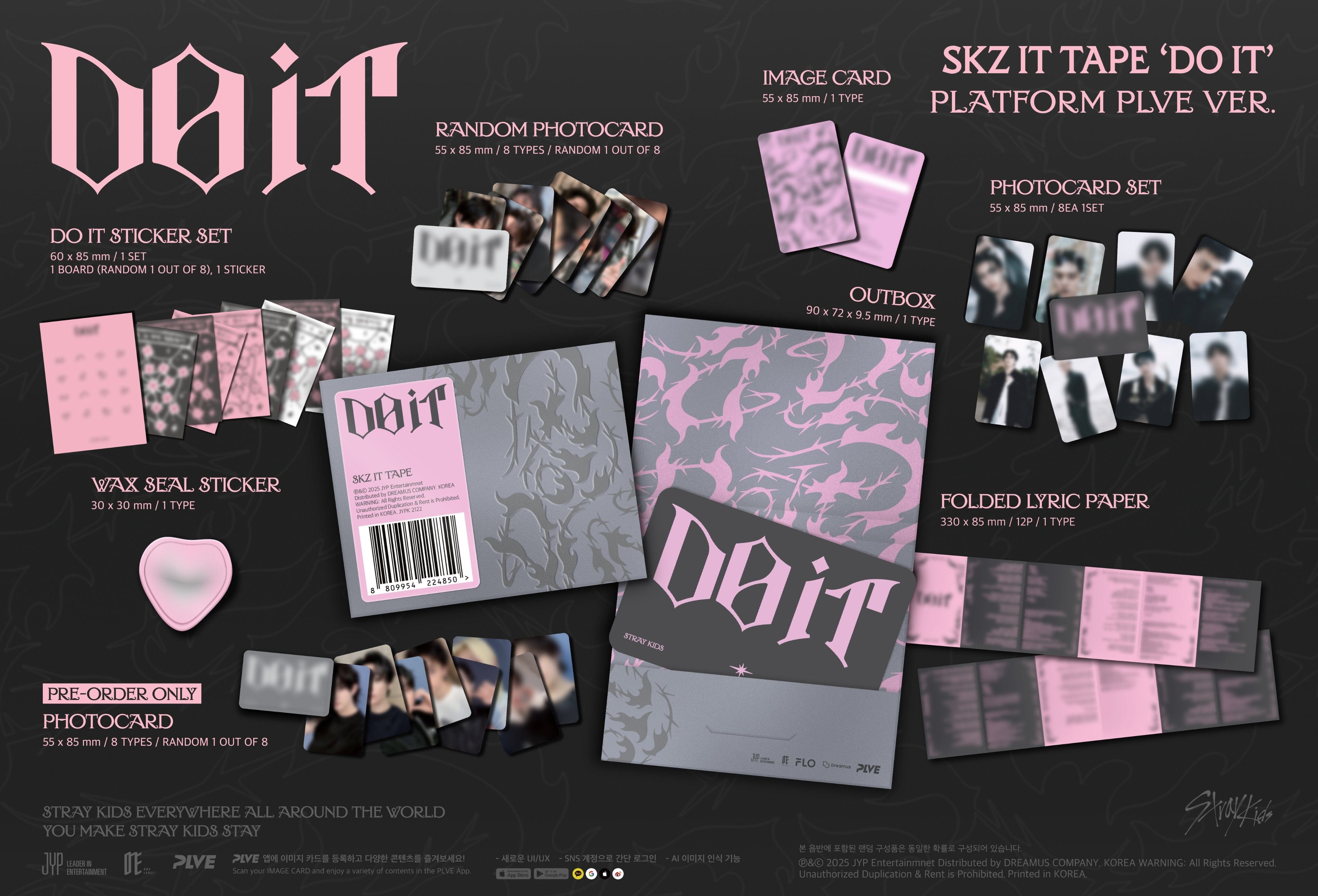 STRAY KIDS - DO IT (PLATFORM PLVE VER.) + BDM Photocard Nolae